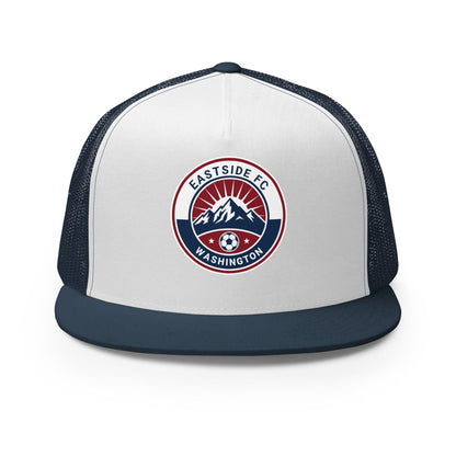 Performance | 5 Panel Trucker Cap | Eastside FC | Mountain Logo
