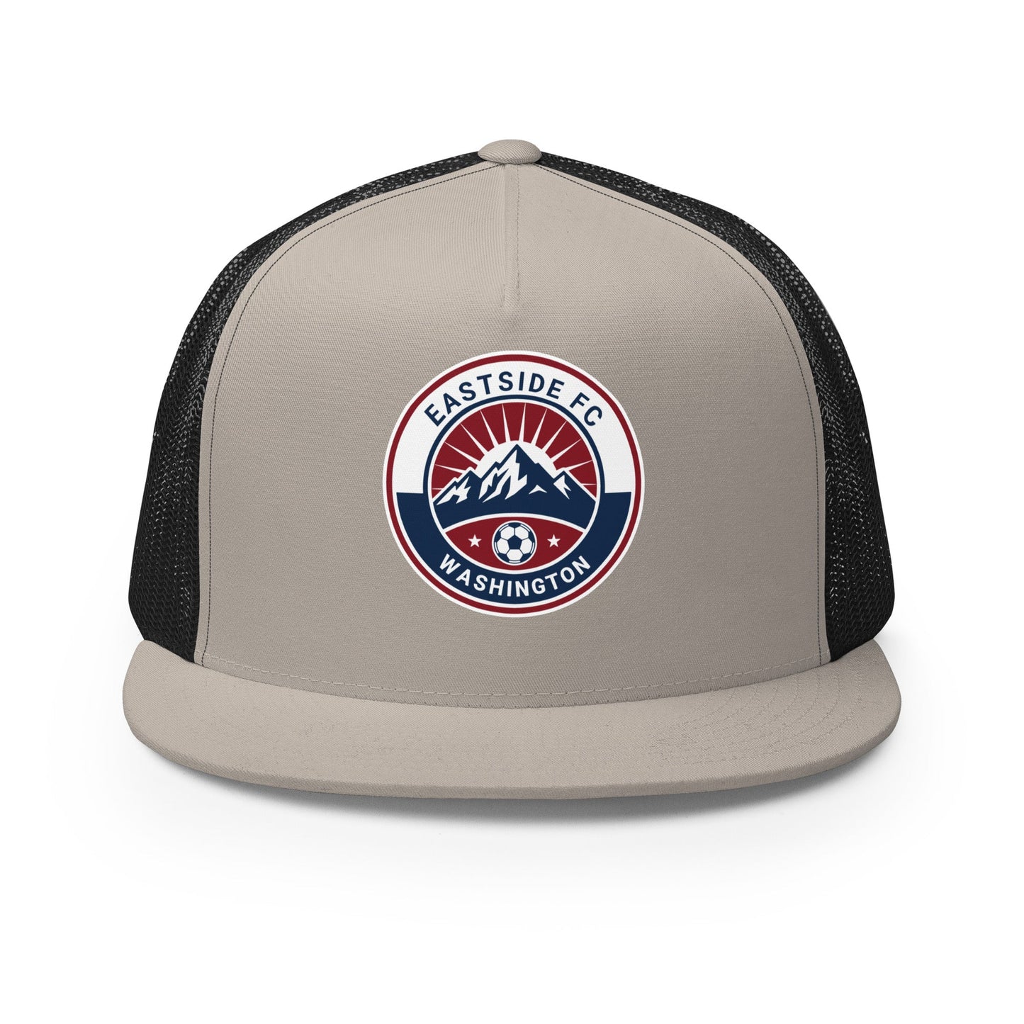 Performance | 5 Panel Trucker Cap | Eastside FC | Mountain Logo