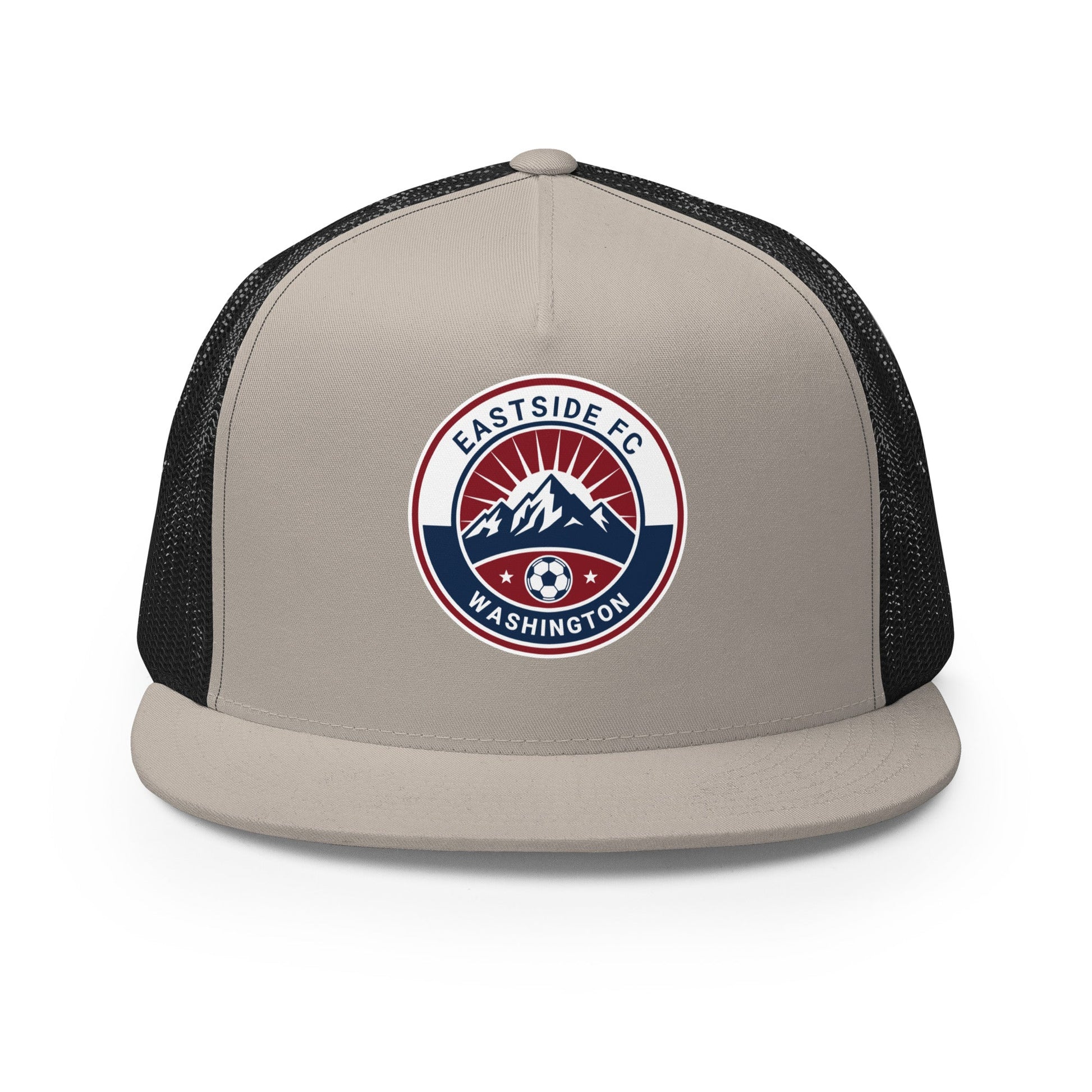 Performance | 5 Panel Trucker Cap | Eastside FC | Mountain Logo