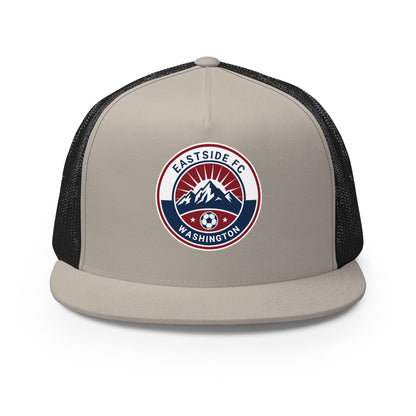 Performance | 5 Panel Trucker Cap | Eastside FC | Mountain Logo