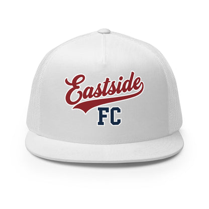 Performance | 5 Panel Trucker Cap | Eastside FC | Script Logo