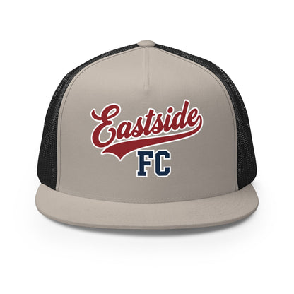 Performance | 5 Panel Trucker Cap | Eastside FC | Script Logo