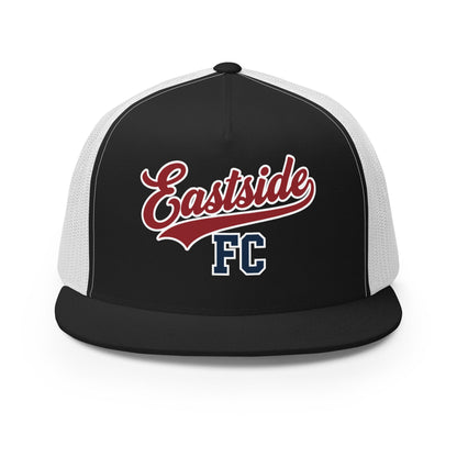 Performance | 5 Panel Trucker Cap | Eastside FC | Script Logo