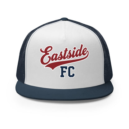 Performance | 5 Panel Trucker Cap | Eastside FC | Script Logo