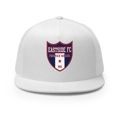 Performance | 5 Panel Trucker Cap | Eastside FC | Shield Logo
