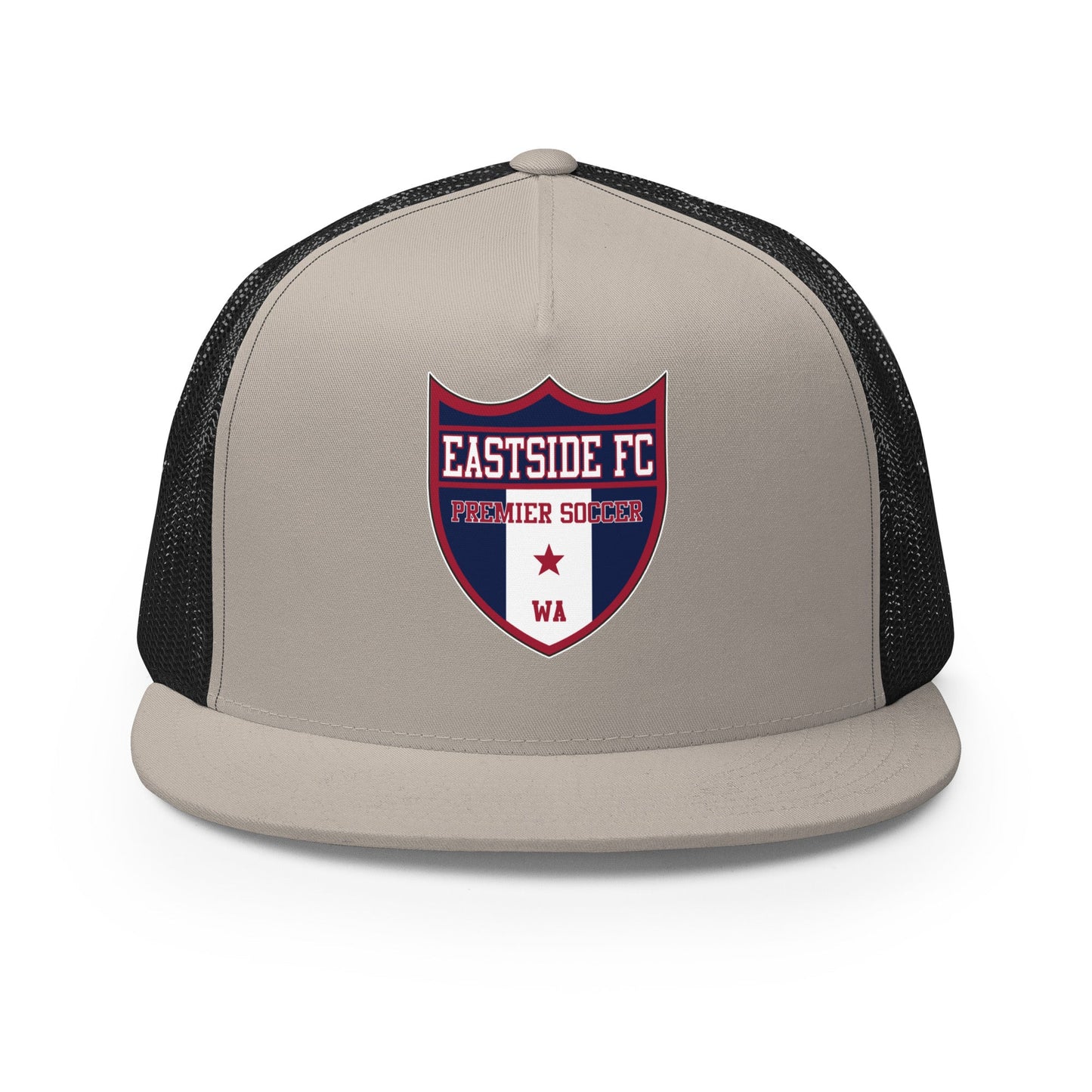 Performance | 5 Panel Trucker Cap | Eastside FC | Shield Logo