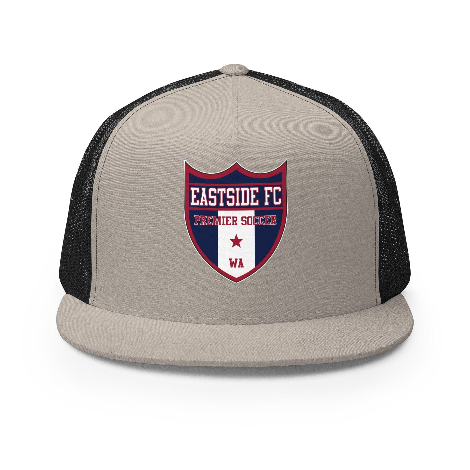 Performance | 5 Panel Trucker Cap | Eastside FC | Shield Logo