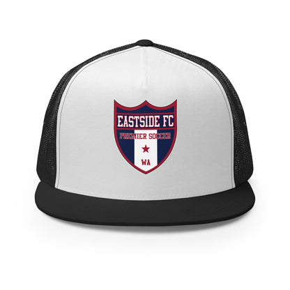 Performance | 5 Panel Trucker Cap | Eastside FC | Shield Logo