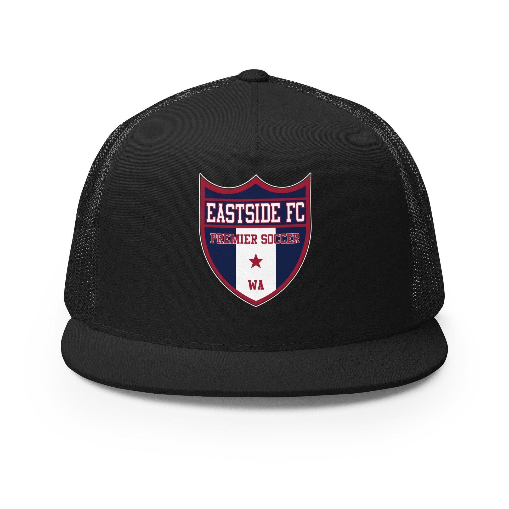 Performance | 5 Panel Trucker Cap | Eastside FC | Shield Logo