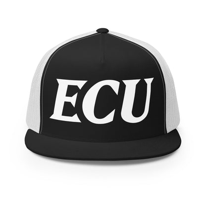 Performance | 5 Panel Trucker Cap | ECU Club Womens Lacrosse | Crest Logo