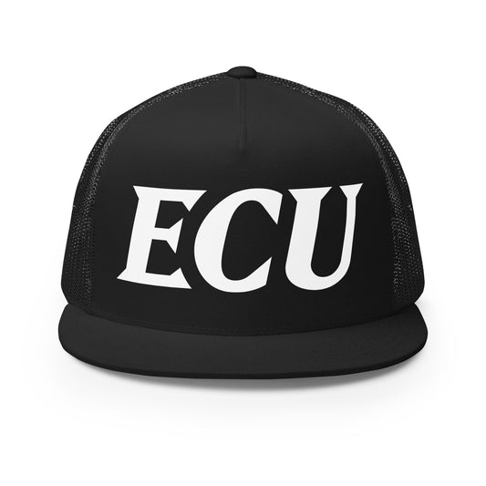 Performance | 5 Panel Trucker Cap | ECU Club Womens Lacrosse | Crest Logo