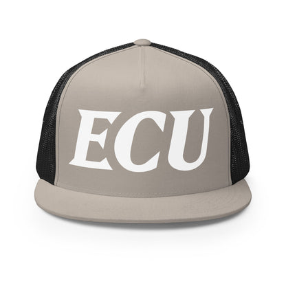 Performance | 5 Panel Trucker Cap | ECU Club Womens Lacrosse | Crest Logo