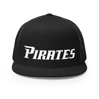 Performance | 5 Panel Trucker Cap | ECU Club Womens Lacrosse | Pirate Emblem Logo