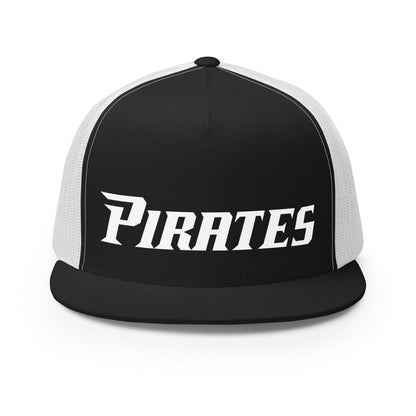 Performance | 5 Panel Trucker Cap | ECU Club Womens Lacrosse | Pirate Emblem Logo