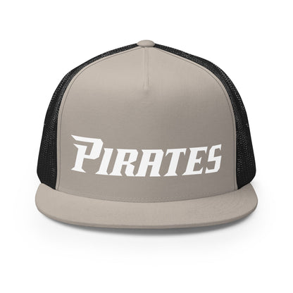 Performance | 5 Panel Trucker Cap | ECU Club Womens Lacrosse | Pirate Emblem Logo