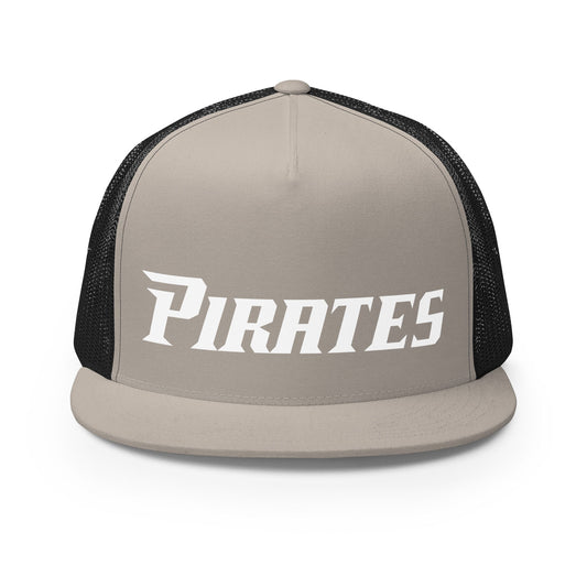 Performance | 5 Panel Trucker Cap | ECU Club Womens Lacrosse | Pirate Emblem Logo