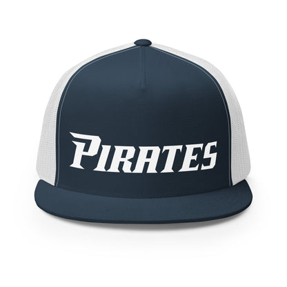 Performance | 5 Panel Trucker Cap | ECU Club Womens Lacrosse | Pirate Emblem Logo