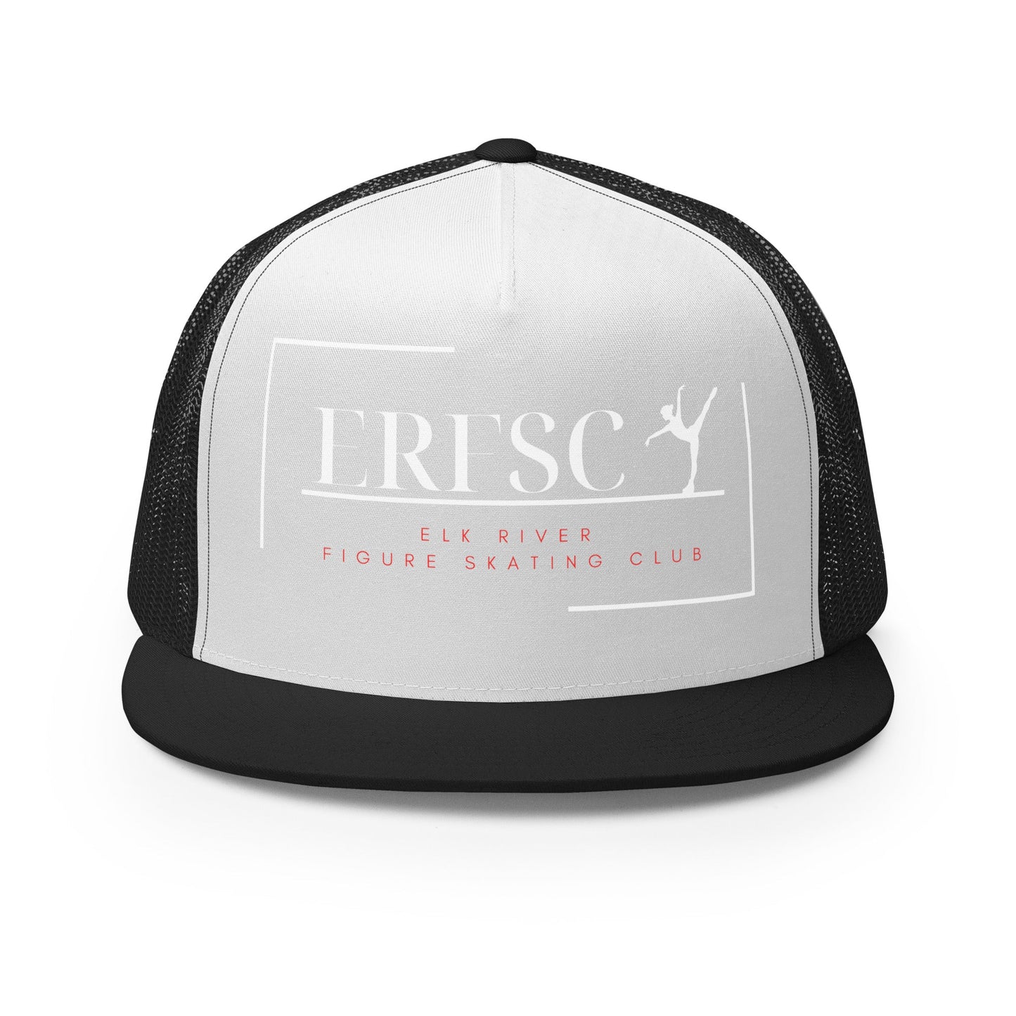 Performance | 5 Panel Trucker Cap | Elk River Figure Skating Club | Alt Logo 1