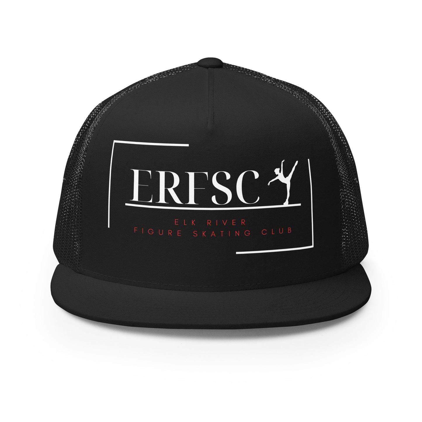 Performance | 5 Panel Trucker Cap | Elk River Figure Skating Club | Alt Logo 1