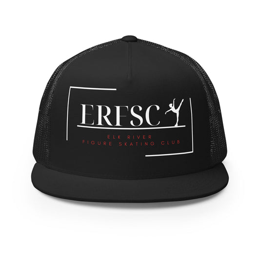 Performance | 5 Panel Trucker Cap | Elk River Figure Skating Club | Alt Logo 1