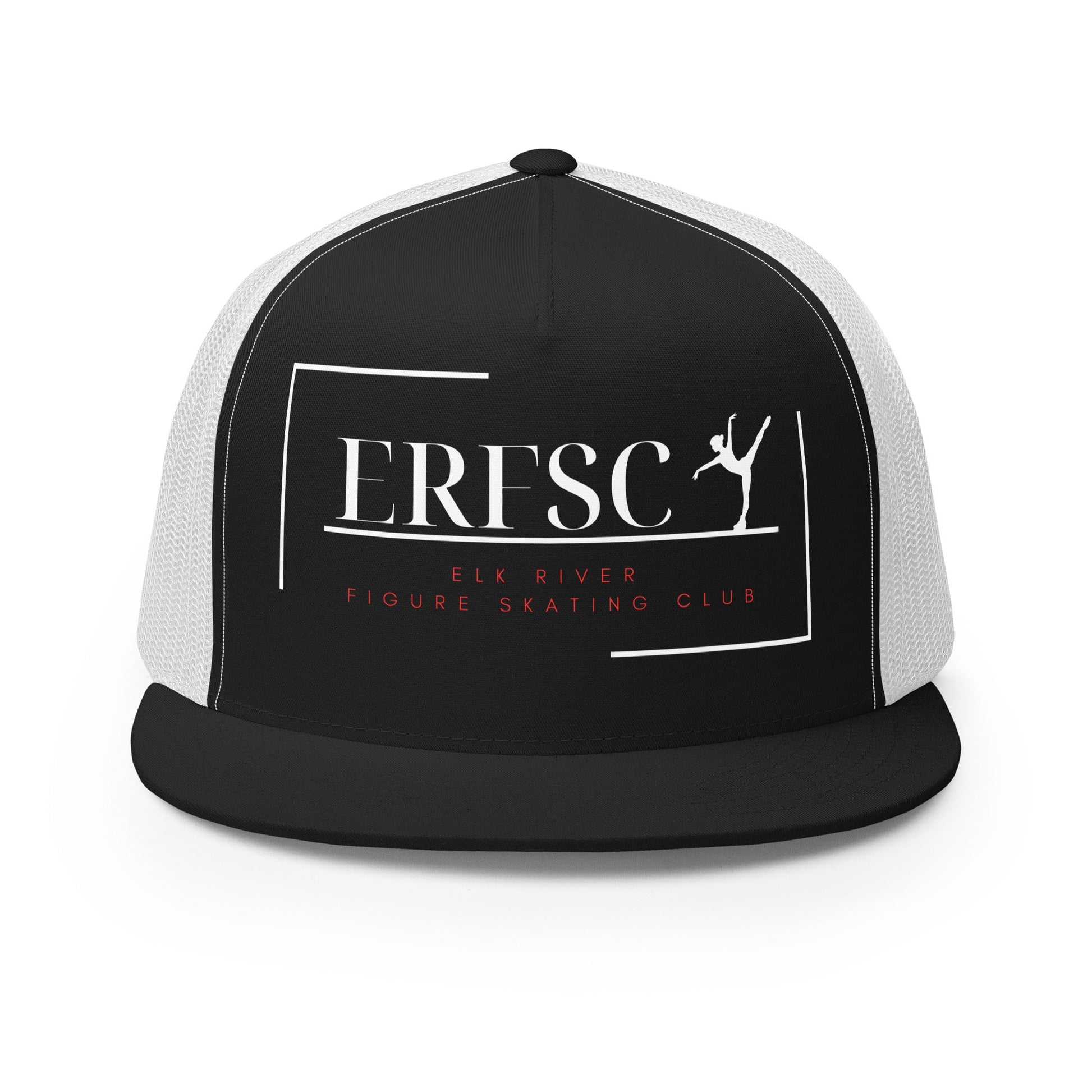 Performance | 5 Panel Trucker Cap | Elk River Figure Skating Club | Alt Logo 1