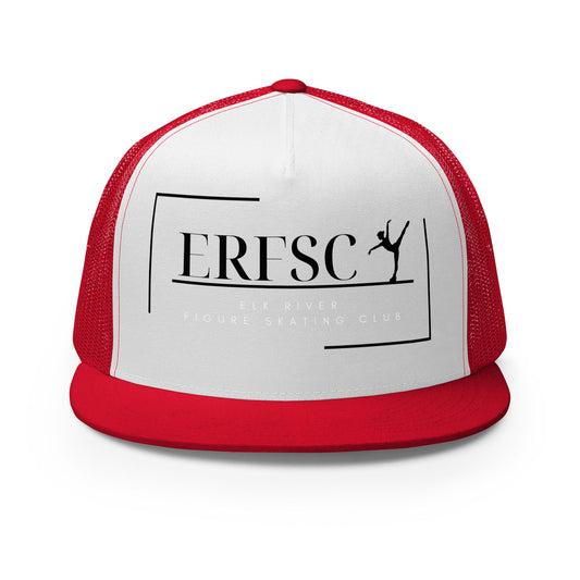 Performance | 5 Panel Trucker Cap | Elk River Figure Skating Club | Alt Logo 2