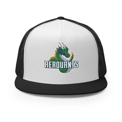 Performance | 5 Panel Trucker Cap | Emerald High School Baseball | Dragon Logo