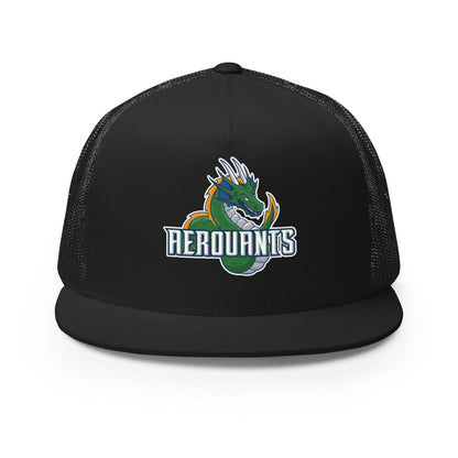 Performance | 5 Panel Trucker Cap | Emerald High School Baseball | Dragon Logo