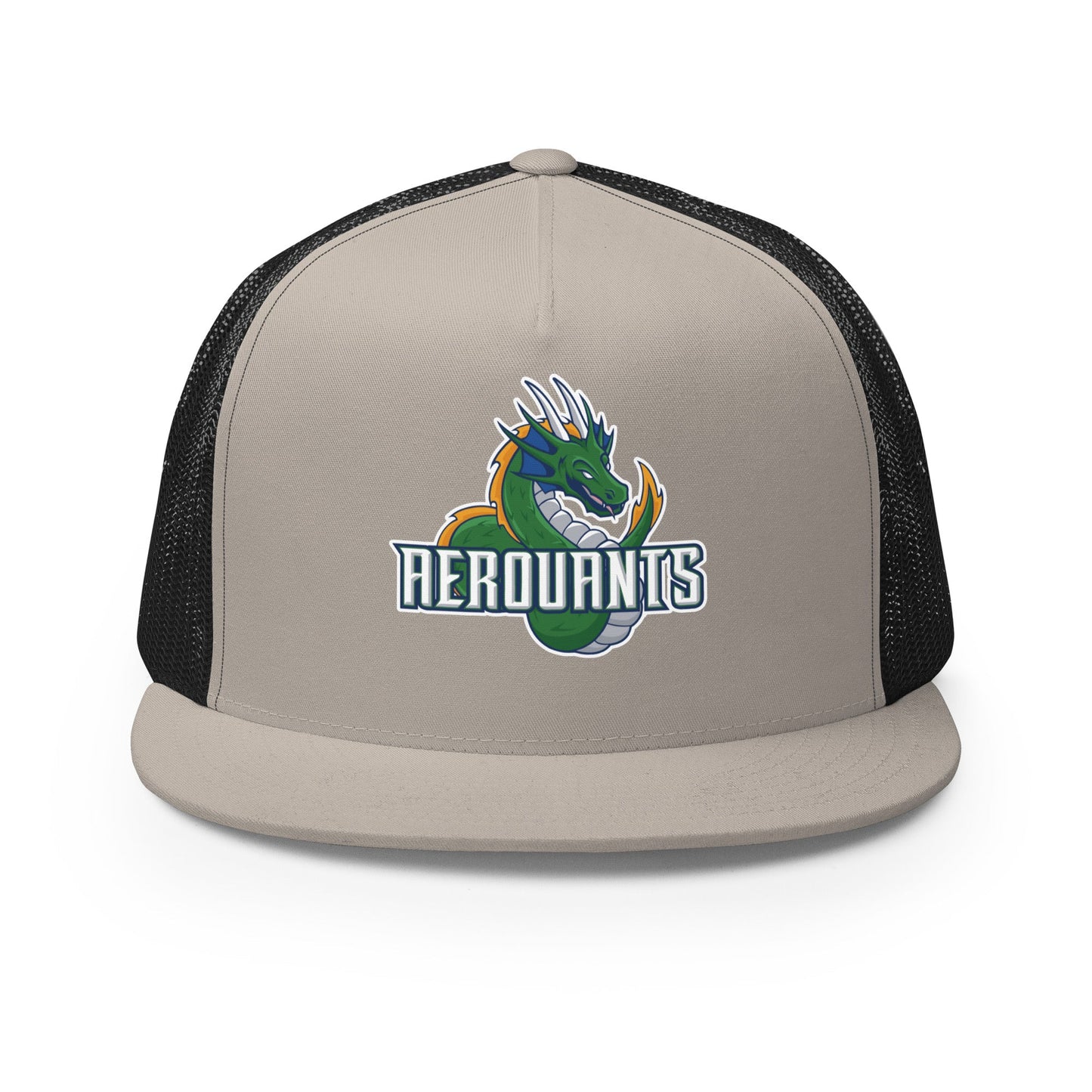 Performance | 5 Panel Trucker Cap | Emerald High School Baseball | Dragon Logo