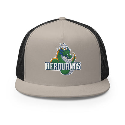 Performance | 5 Panel Trucker Cap | Emerald High School Baseball | Dragon Logo