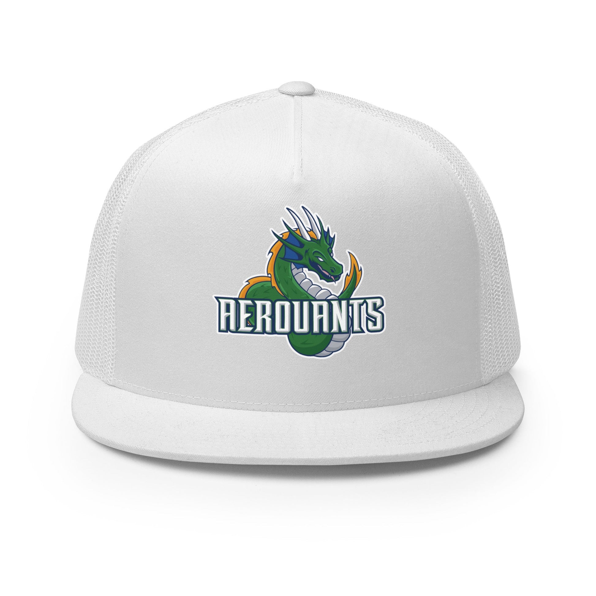 Performance | 5 Panel Trucker Cap | Emerald High School Baseball | Dragon Logo