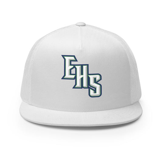 Performance | 5 Panel Trucker Cap | Emerald High School Baseball | EHS Logo