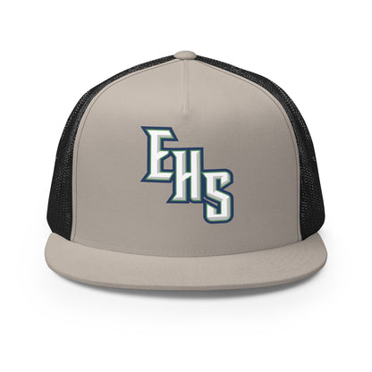 Performance | 5 Panel Trucker Cap | Emerald High School Baseball | EHS Logo
