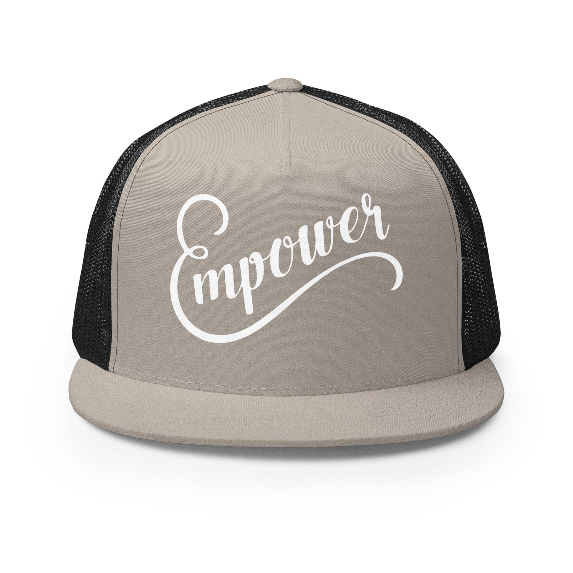 Performance | 5 Panel Trucker Cap | Empower Volleyball Club | Emblem Logo