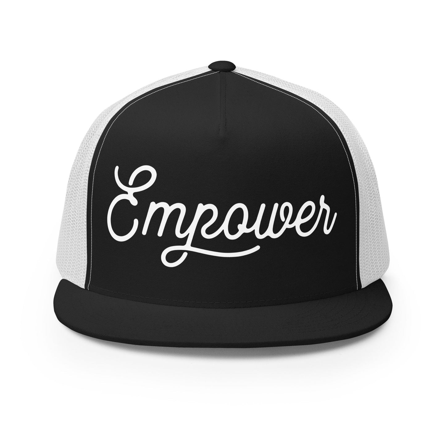 Performance | 5 Panel Trucker Cap | Empower Volleyball Club | Vanguard Logo