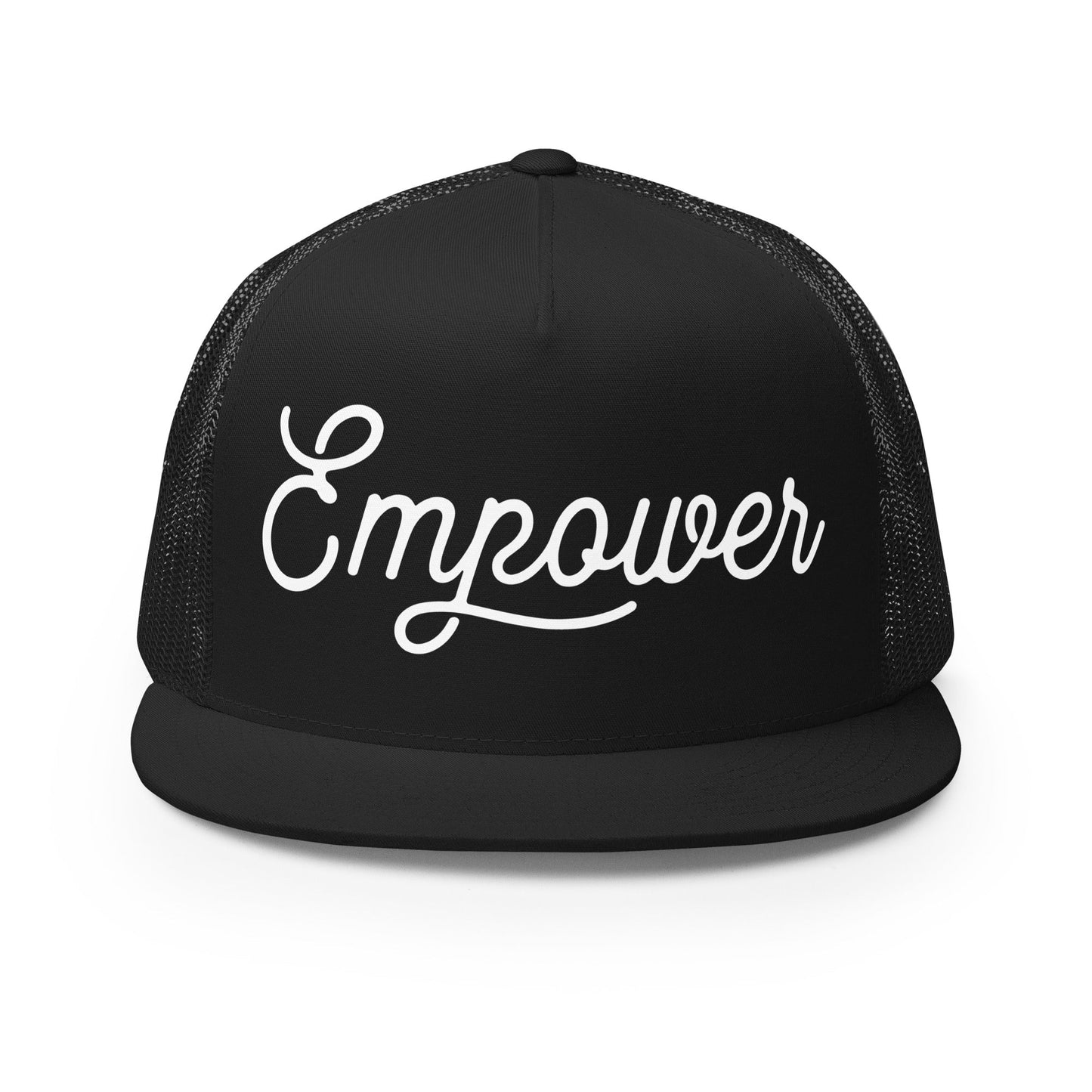 Performance | 5 Panel Trucker Cap | Empower Volleyball Club | Vanguard Logo