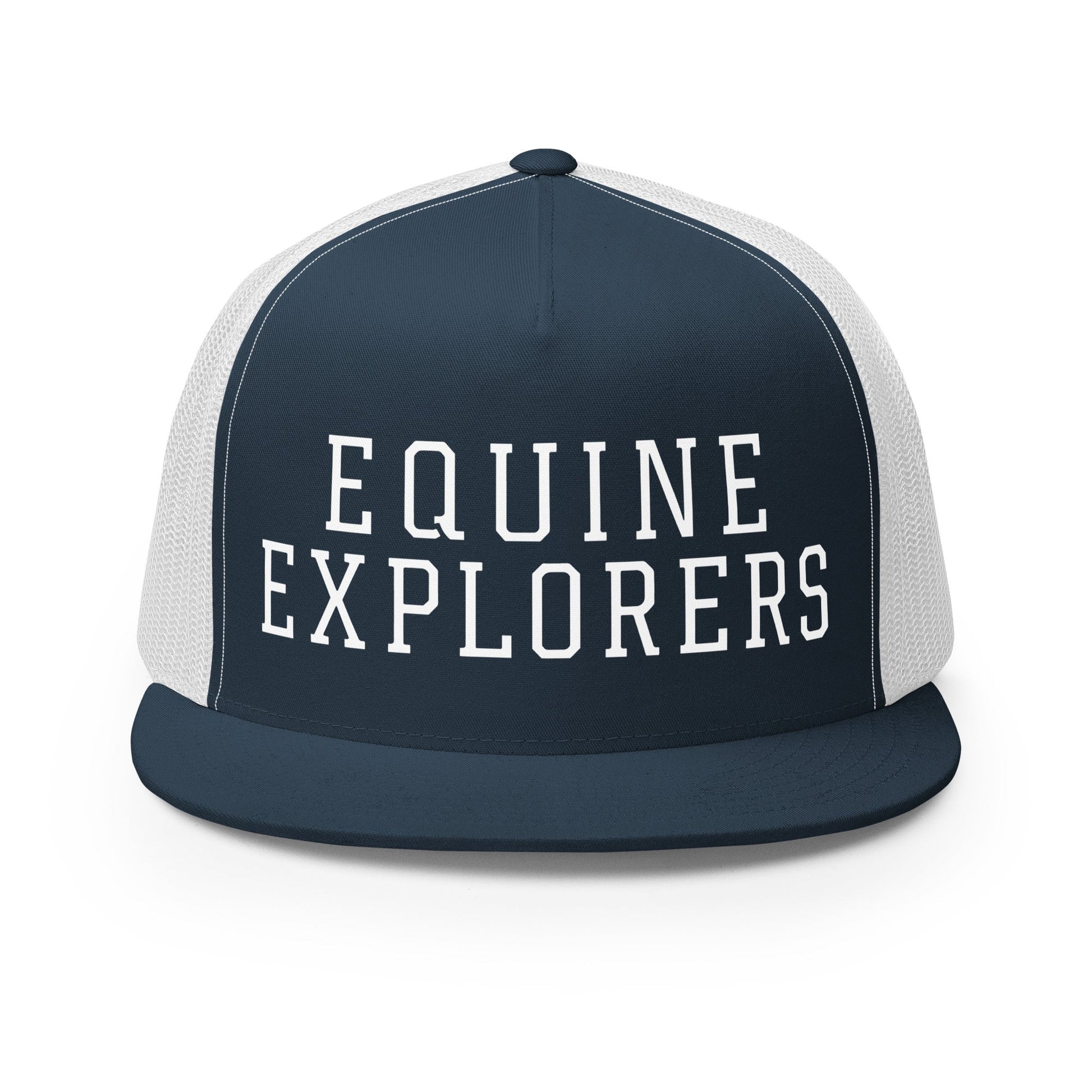 Performance | 5 Panel Trucker Cap | Equine Explorers | Script Logo