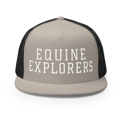 Performance | 5 Panel Trucker Cap | Equine Explorers | Script Logo