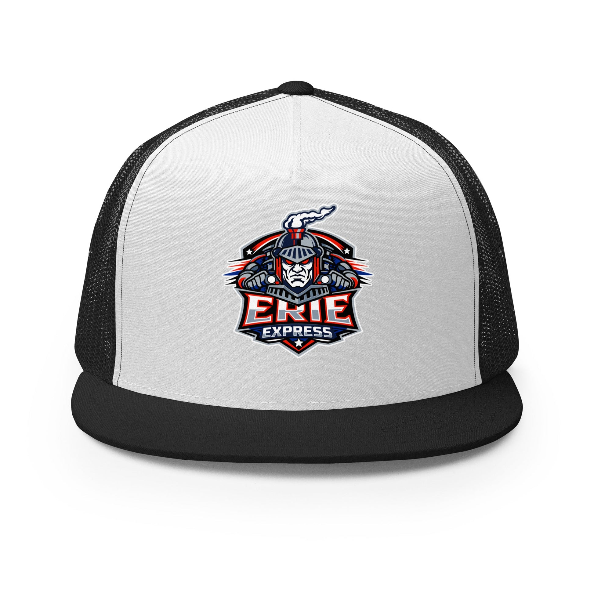 Performance | 5 Panel Trucker Cap | Erie Express Football | Badge Logo