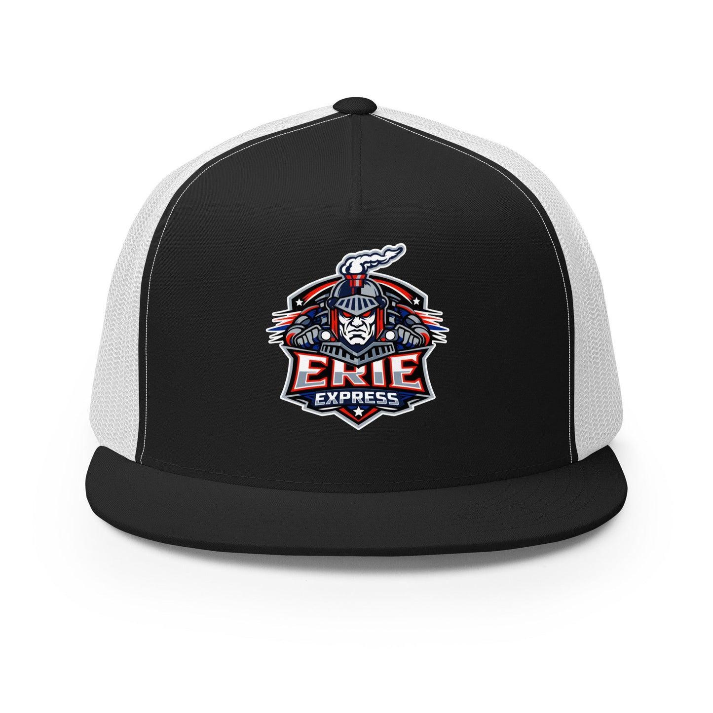 Performance | 5 Panel Trucker Cap | Erie Express Football | Badge Logo