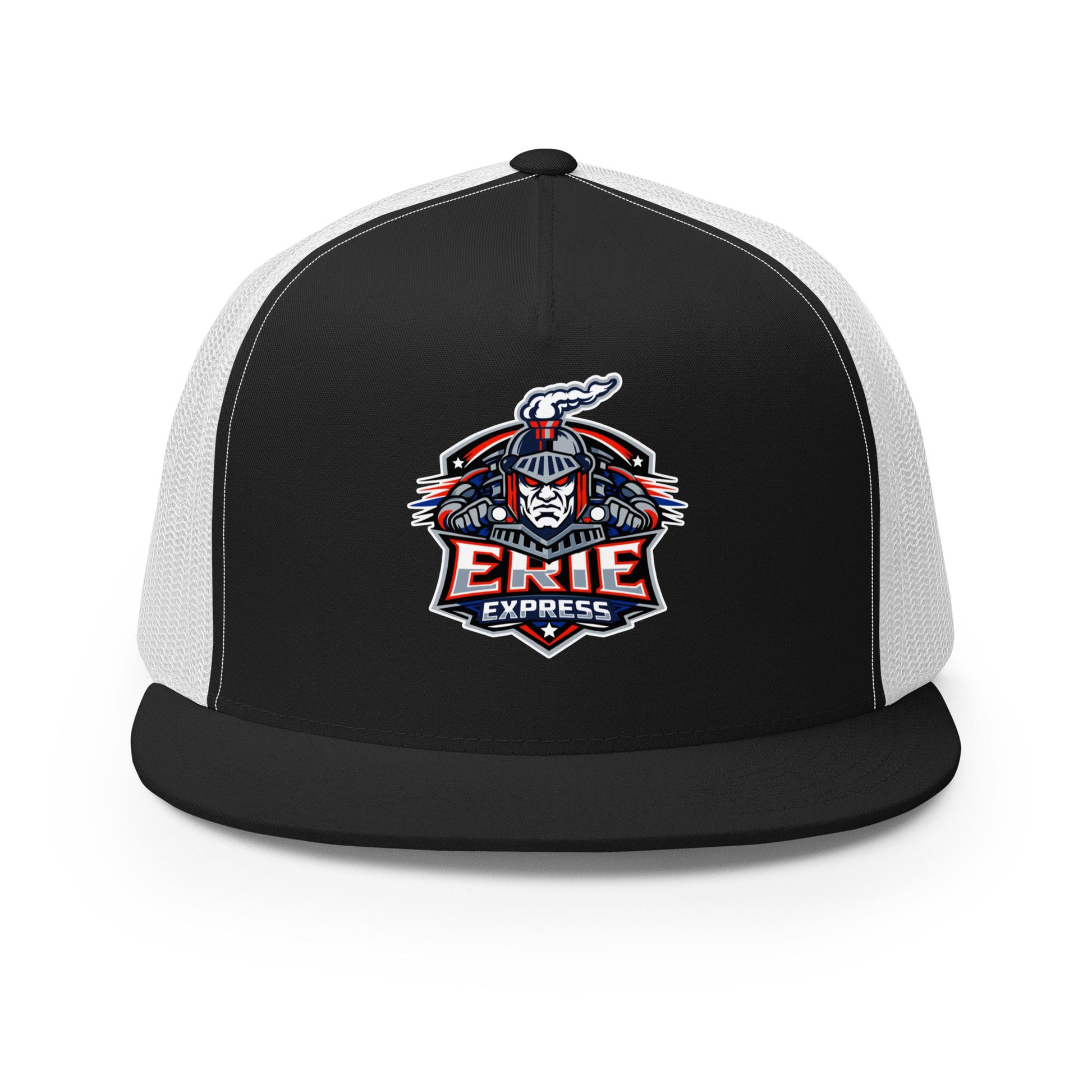 Performance | 5 Panel Trucker Cap | Erie Express Football | Badge Logo
