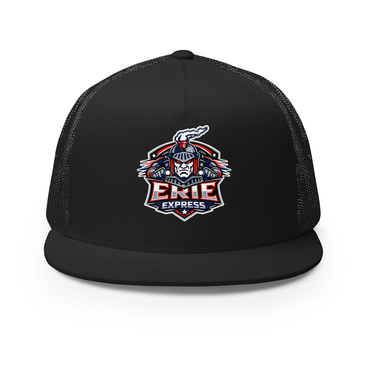 Performance | 5 Panel Trucker Cap | Erie Express Football | Badge Logo