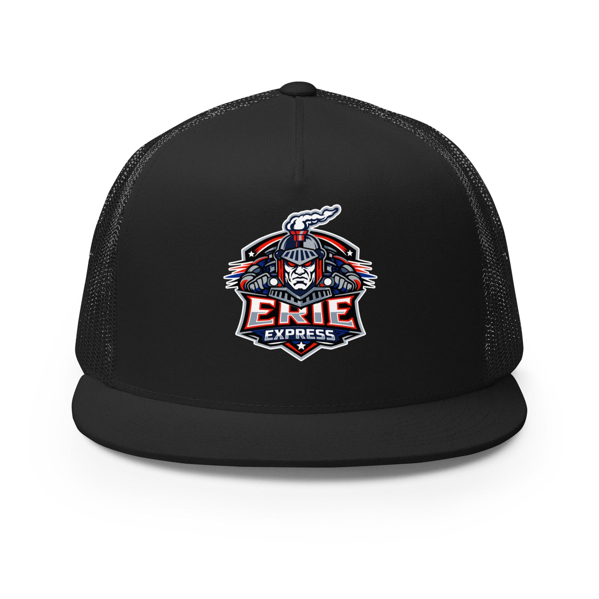 Performance | 5 Panel Trucker Cap | Erie Express Football | Badge Logo