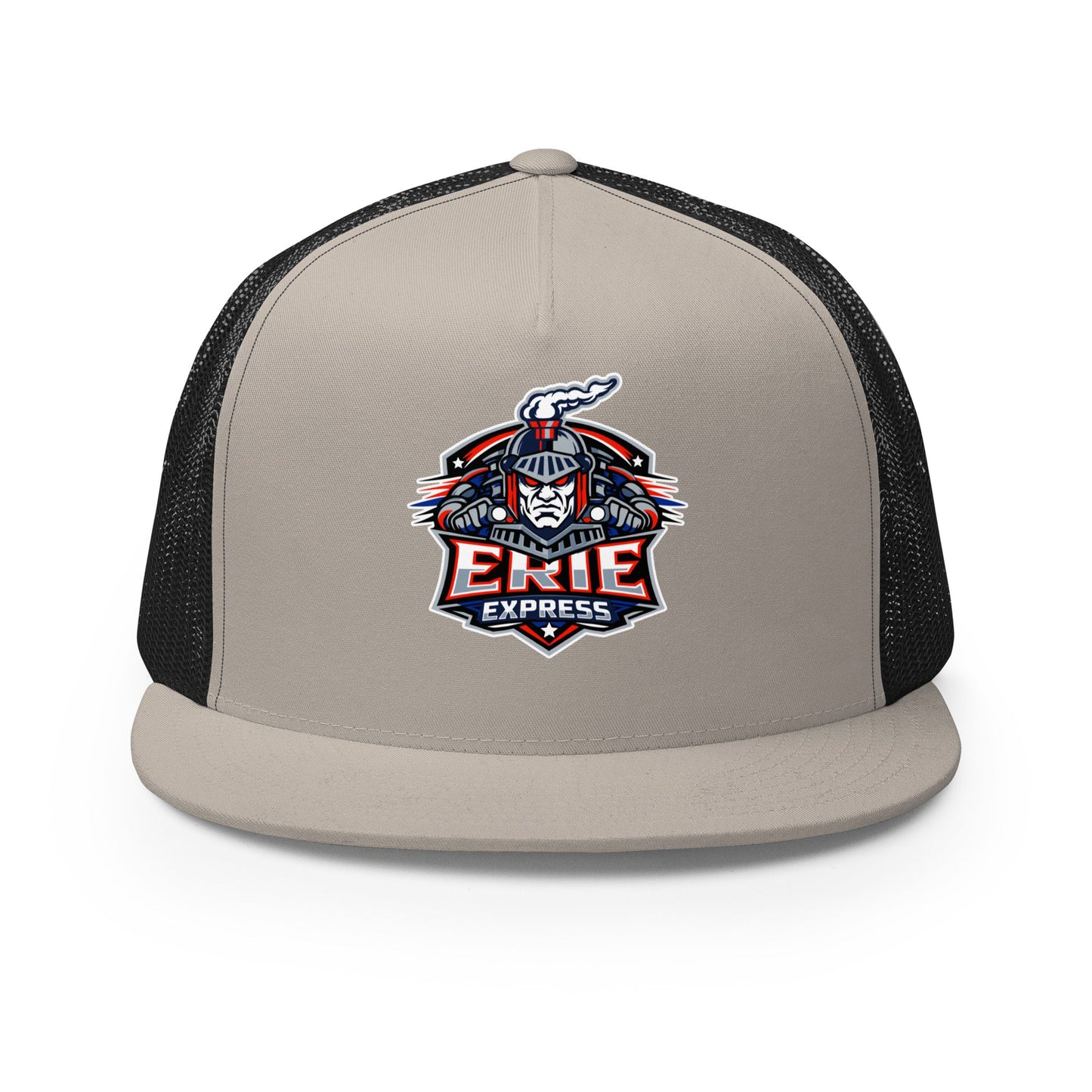 Performance | 5 Panel Trucker Cap | Erie Express Football | Badge Logo