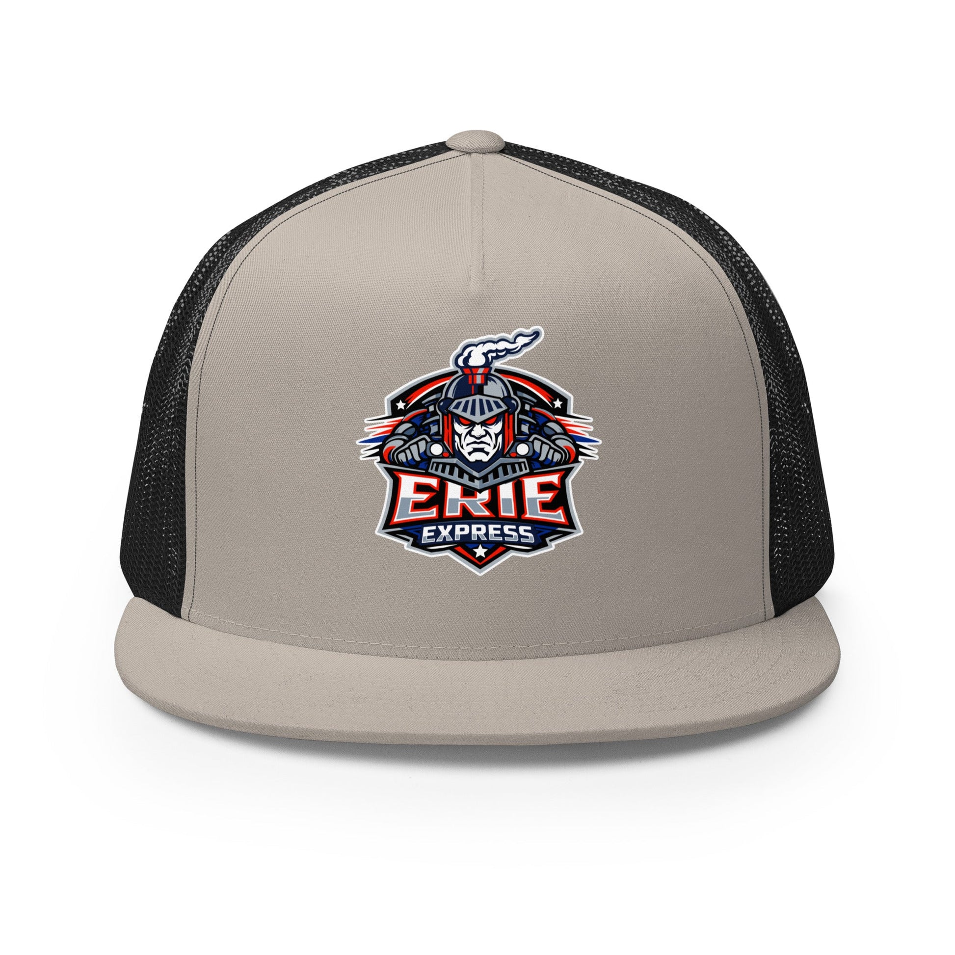 Performance | 5 Panel Trucker Cap | Erie Express Football | Badge Logo