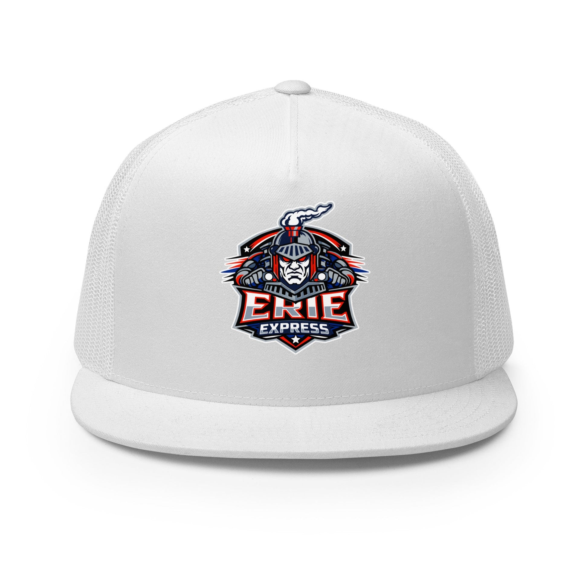 Performance | 5 Panel Trucker Cap | Erie Express Football | Badge Logo