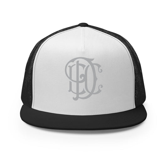 Performance | 5 Panel Trucker Cap | Esprit de Corps Dance Co., LLC | Renaissance Motif Logo