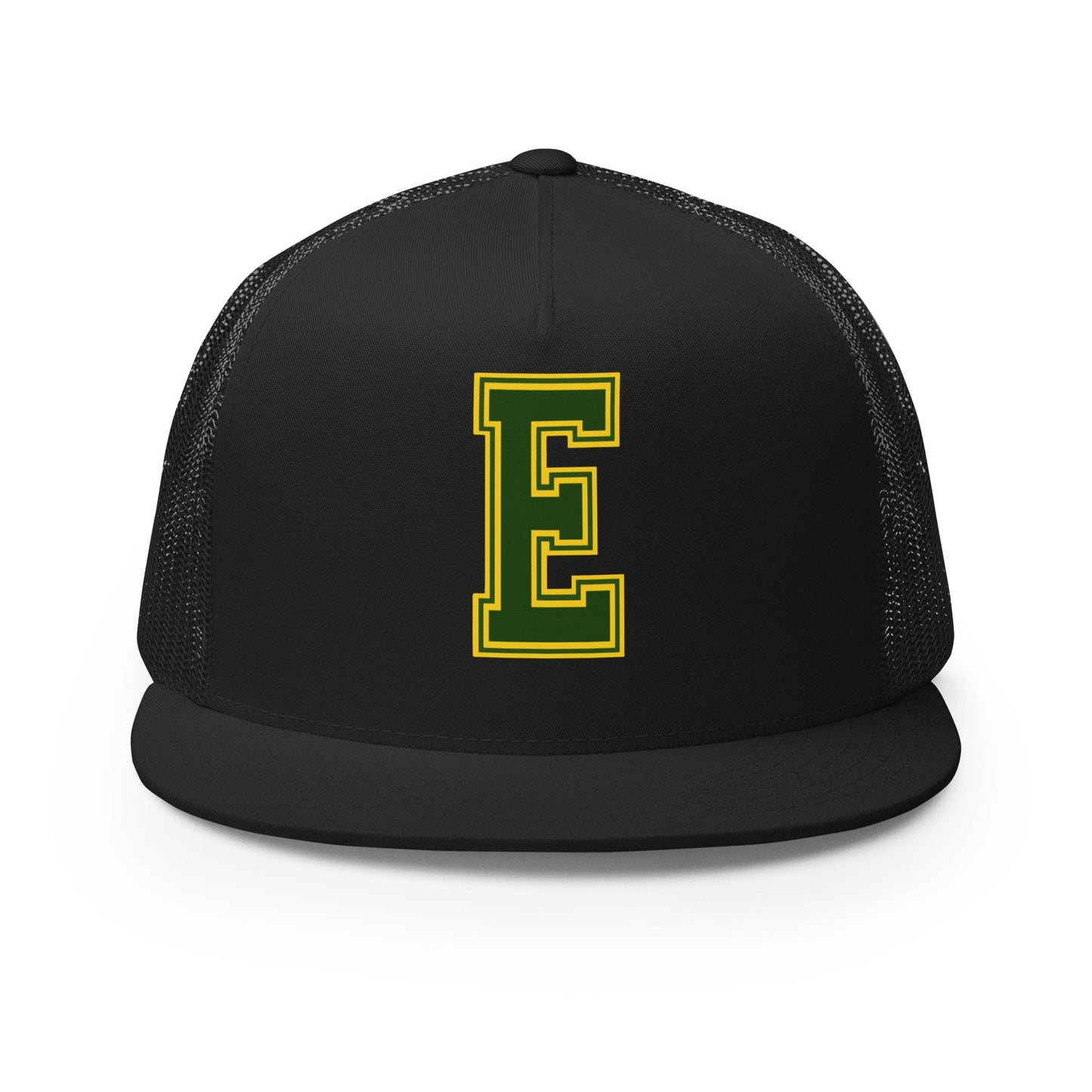 Performance | 5 Panel Trucker Cap | Evergreen Junior High | Vanguard Crest Logo