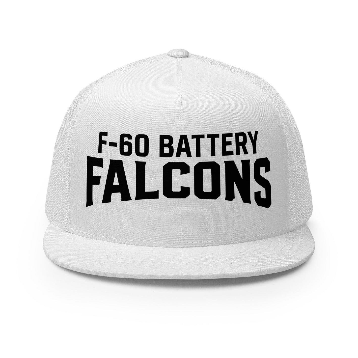 Performance | 5 Panel Trucker Cap | F - 60th ADA | Falcon Shield Logo