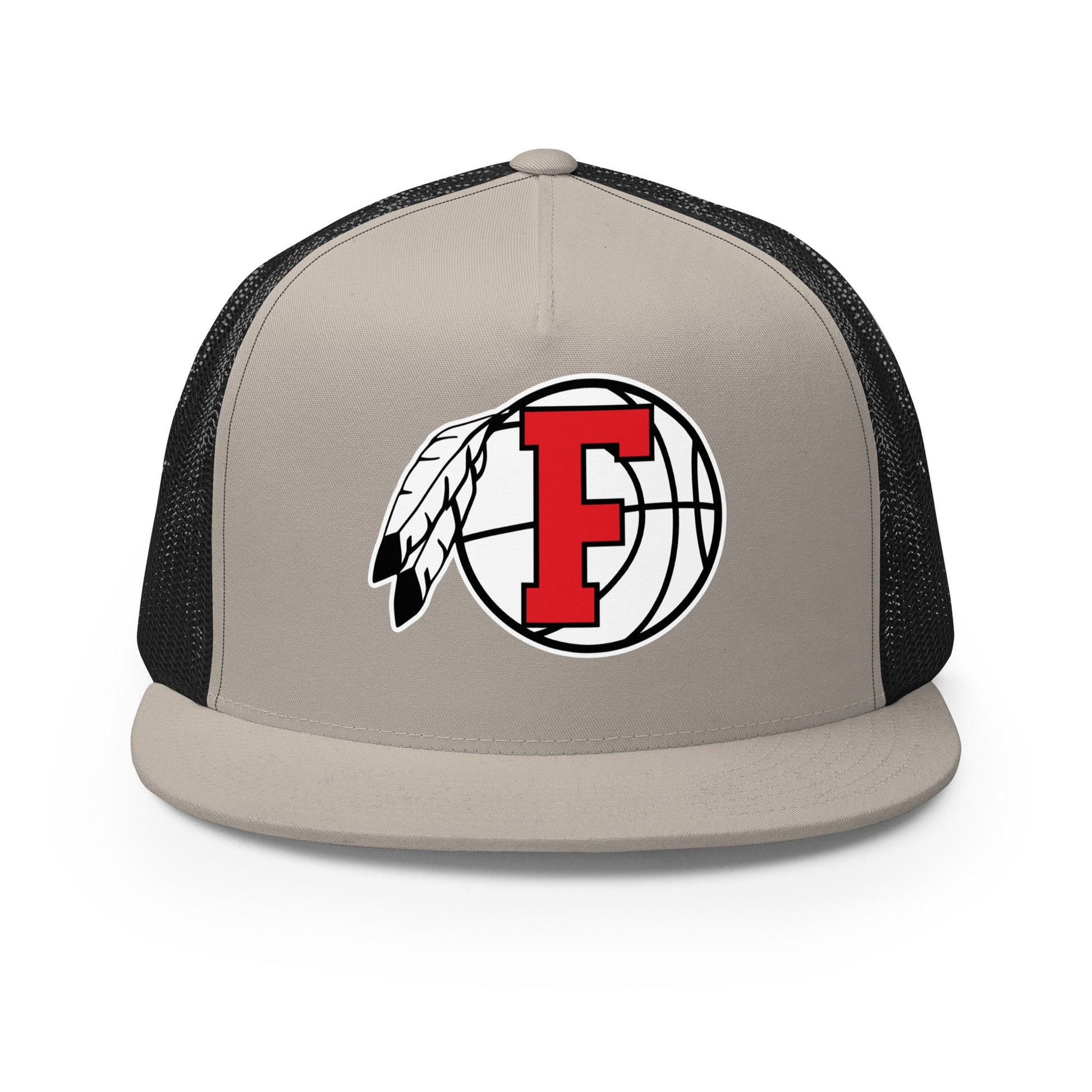 Performance | 5 Panel Trucker Cap | Fallbrook Basketball | Retro Logo